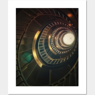 Spiral Staircase Posters and Art